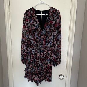 Floral Long-Sleeve Romper